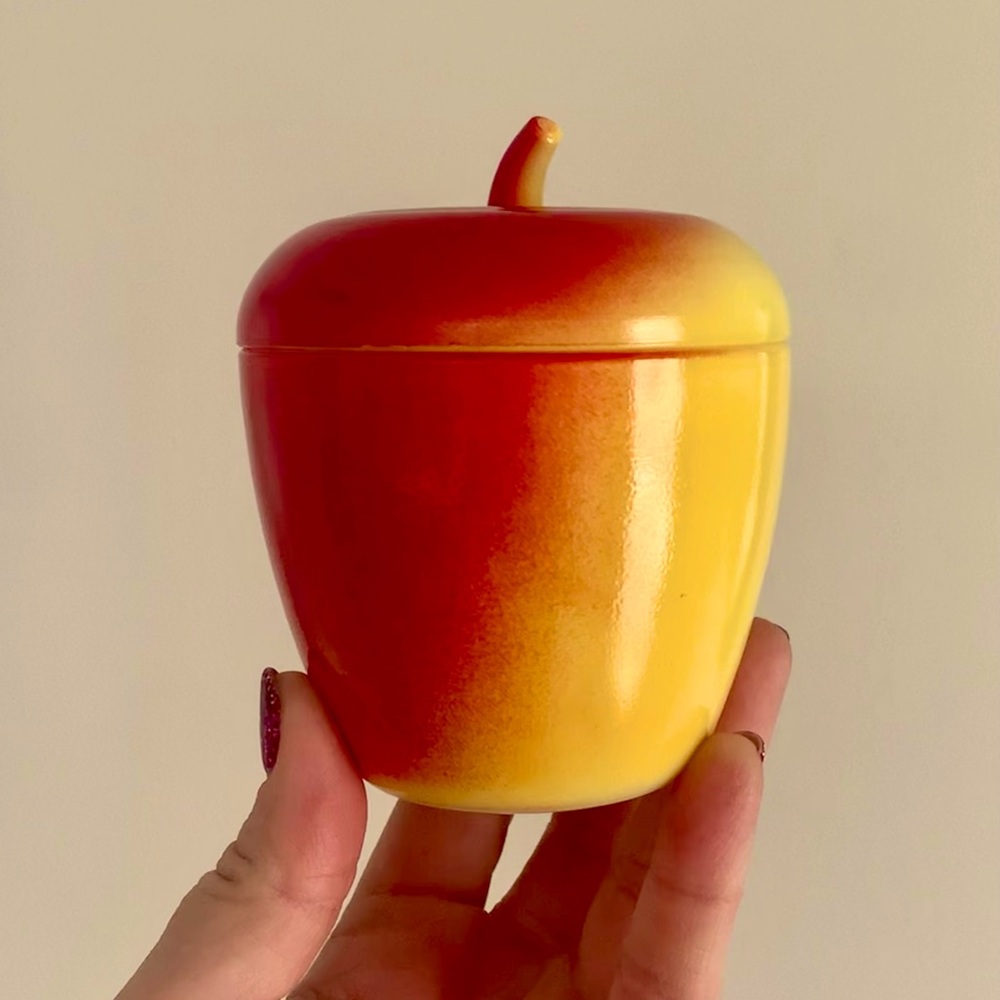 Vintage Hazel atlas Apple jam jar